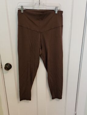 Aerie Real me Women's High-Waist Brown 3/4 Leggings